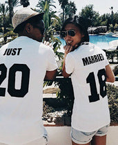 "Just Married" Couple Shirt